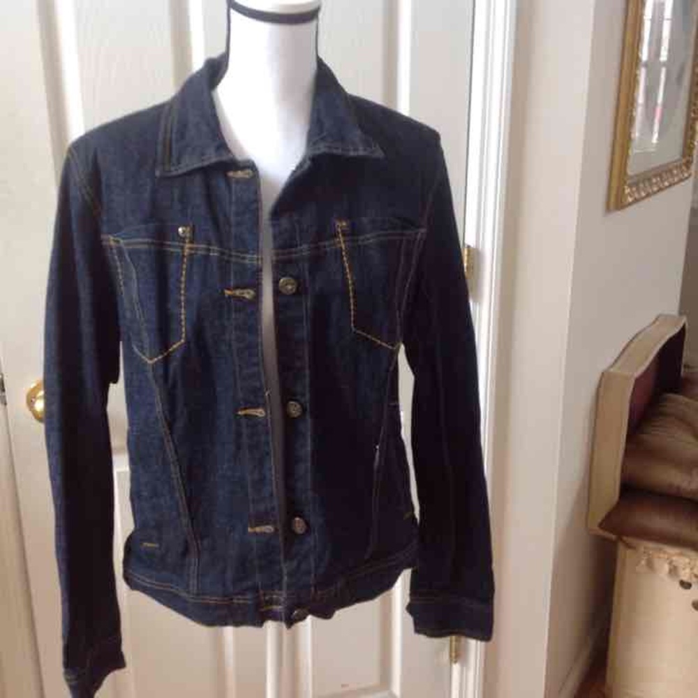 Kitkit Dark Blue Jean Jacket